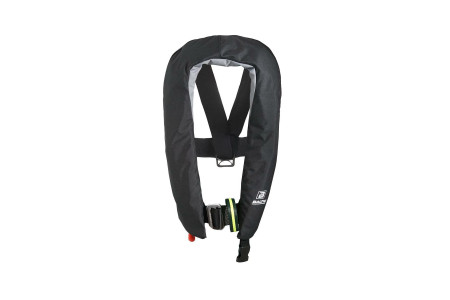 Baltic Breeze 165N automatisch reddingsvest met harnas zwart